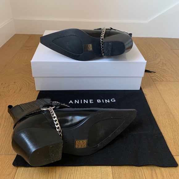 ❌[SOLD]❌Anine Bing Harris Boots || Black - Picture 6 of 8